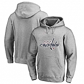 Washington Capitals Gray All Stitched Pullover Hoodie,baseball caps,new era cap wholesale,wholesale hats